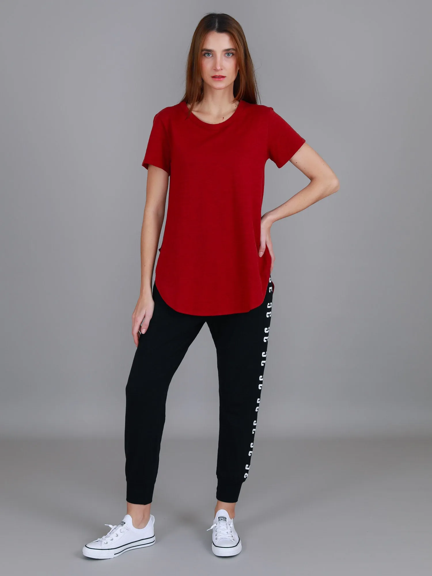 Elwood Curved Hem T Shirt