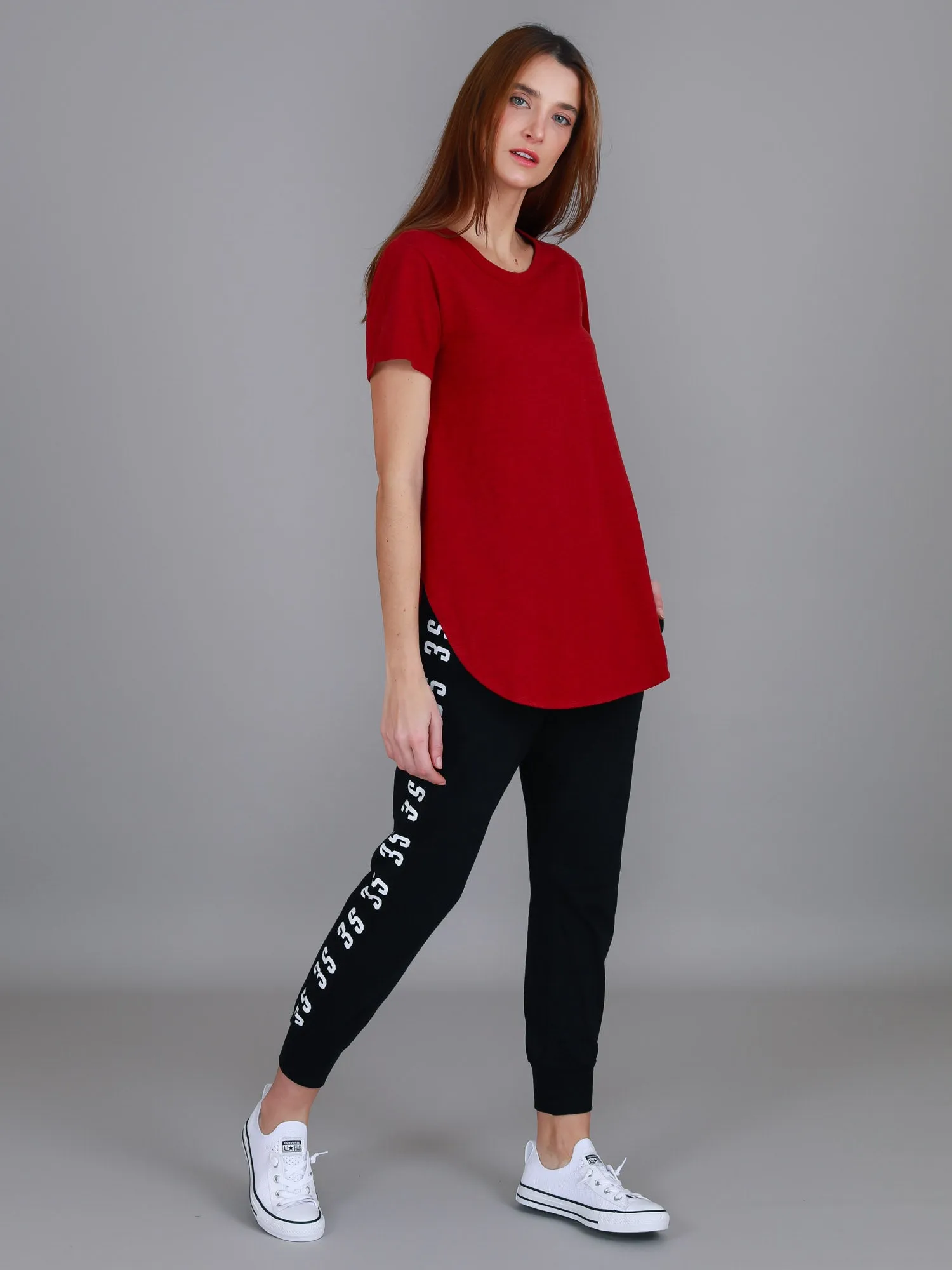 Elwood Curved Hem T Shirt