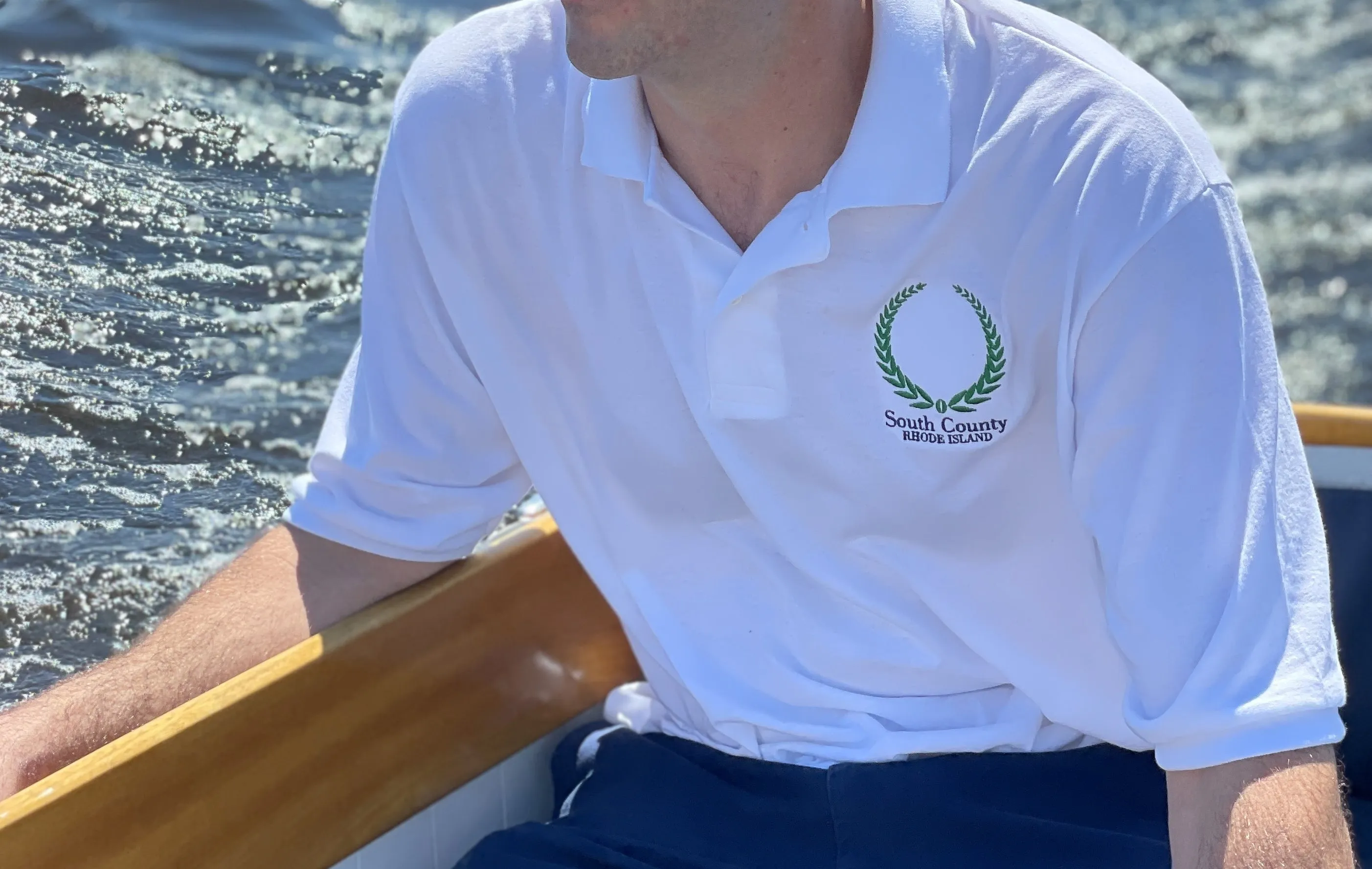 Embroidered Short Sleeve Men's Polo Shirt