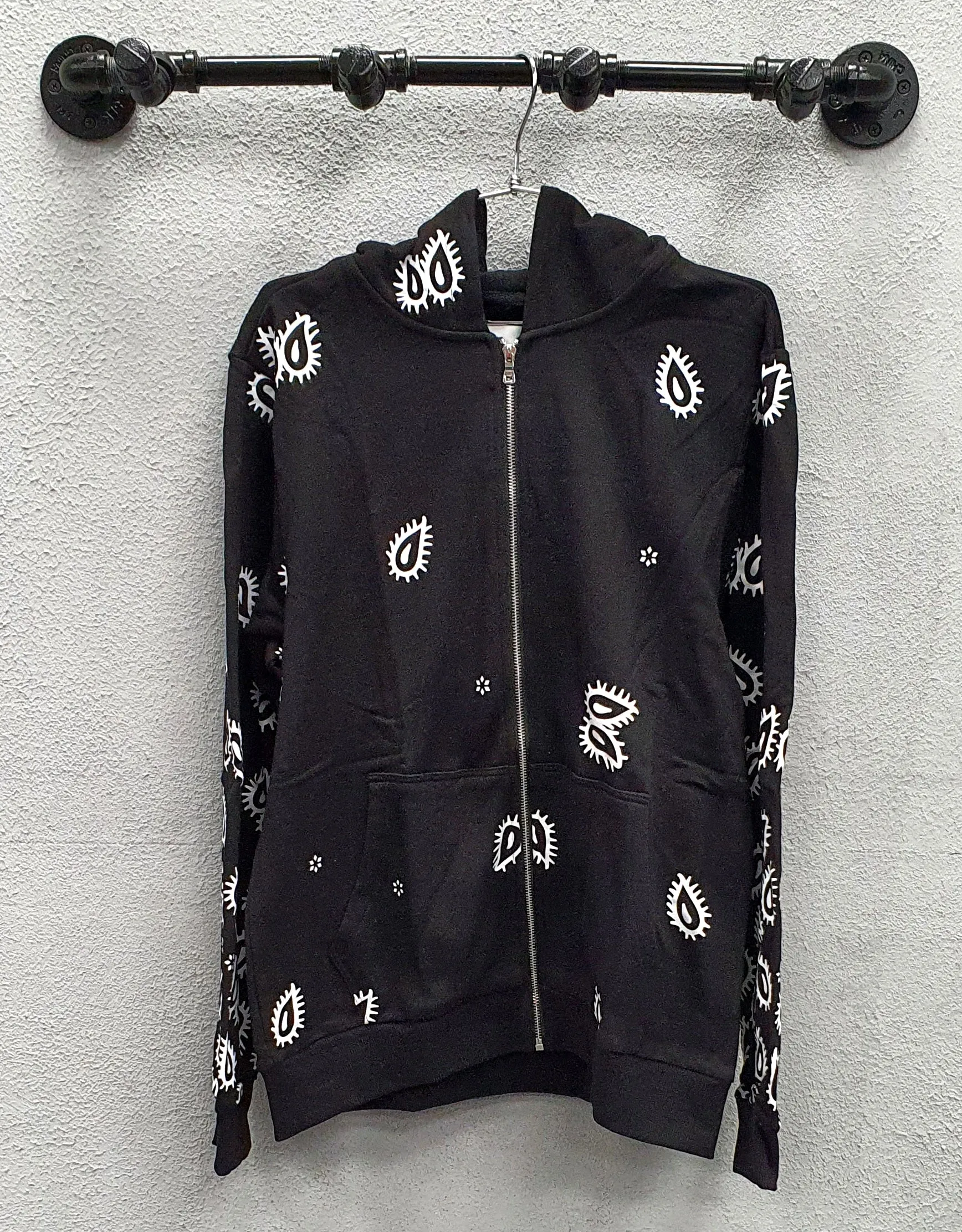 EPTM Amoeba Print Zip-up Hoodie