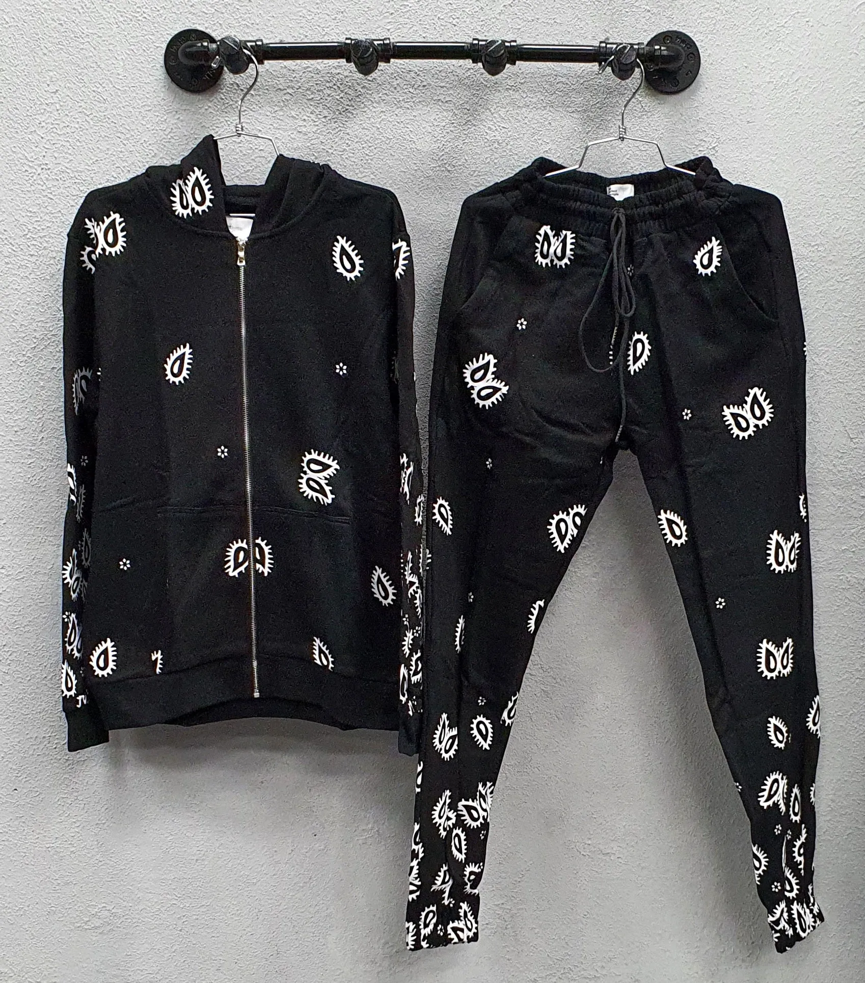 EPTM Amoeba Print Zip-up Hoodie