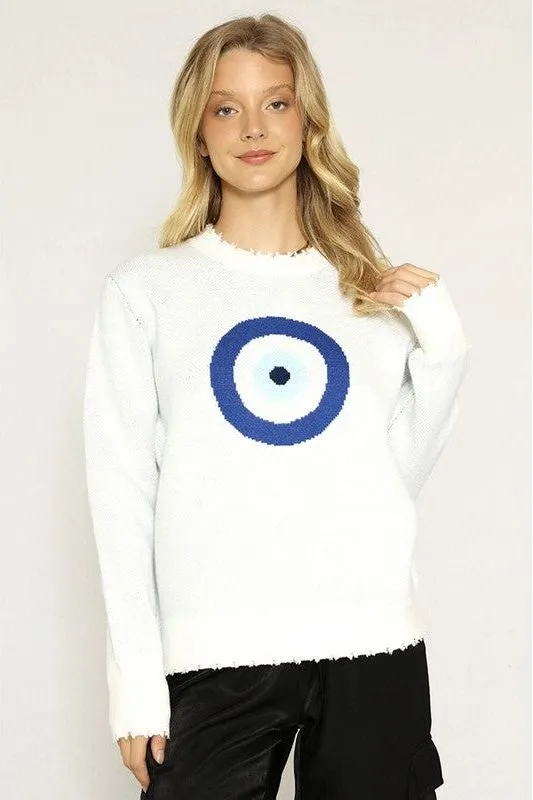Evil Eye Sweater
