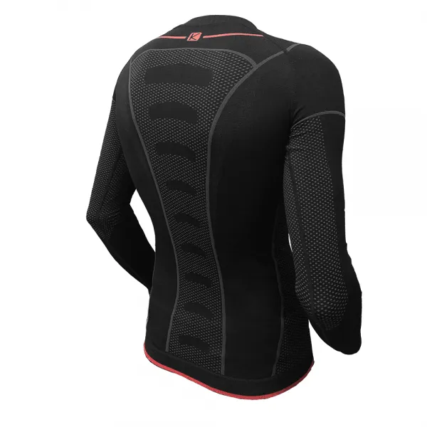 FUNKIER Seamless-Tech Long Sleeve Base Layer Top - Black