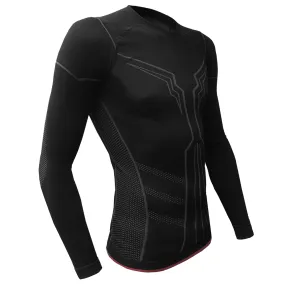 FUNKIER Seamless-Tech Long Sleeve Base Layer Top - Black