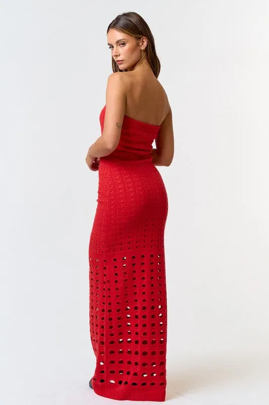 Go For It Tube Sweater Dress