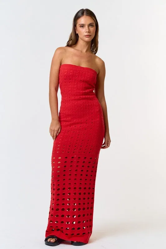 Go For It Tube Sweater Dress