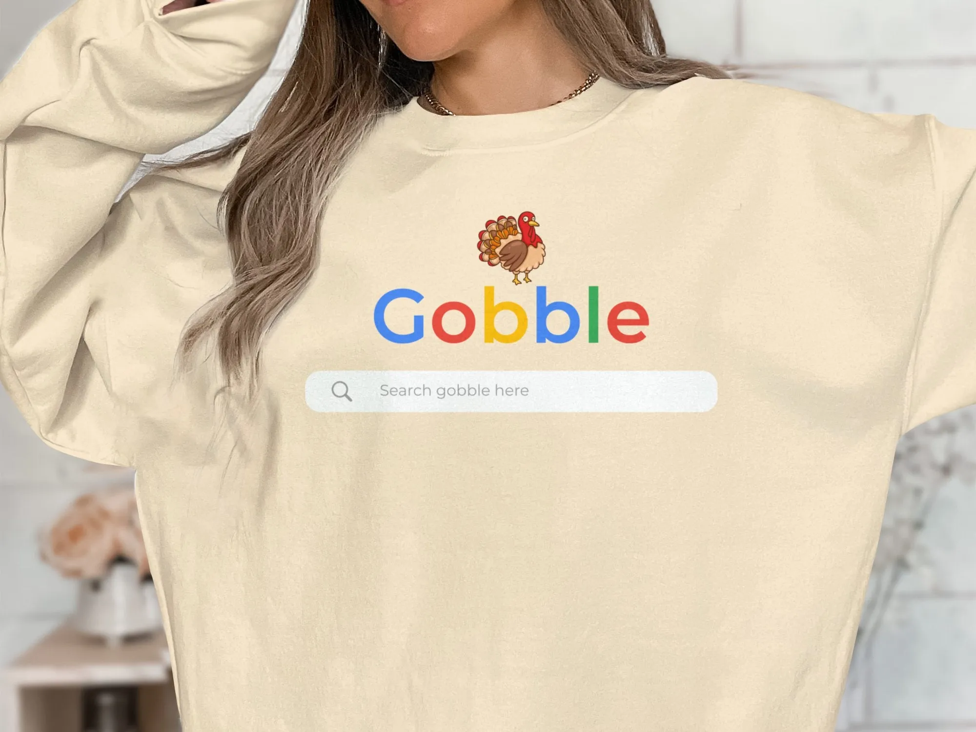Gobble Google Prompt Shirt,Tank, Sweatshirt and Matching Family Shirts. Perfect for a Fall, Autumn or Thanksgiving Gift