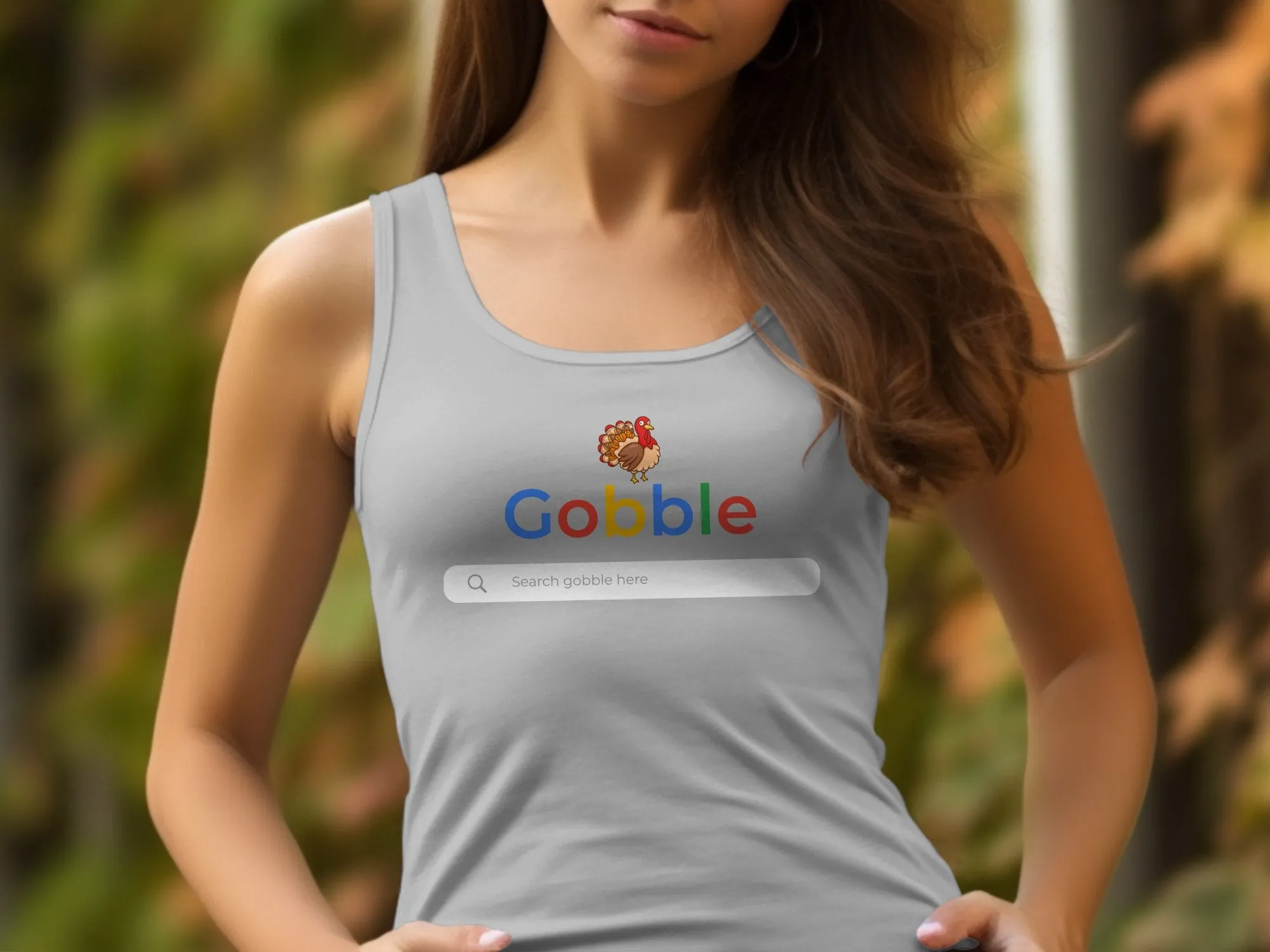 Gobble Google Prompt Shirt,Tank, Sweatshirt and Matching Family Shirts. Perfect for a Fall, Autumn or Thanksgiving Gift