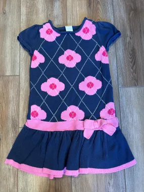 Gymboree Size 5 Dress Navy/Pink Flowers - size Kids Clothing:     5 & 5T