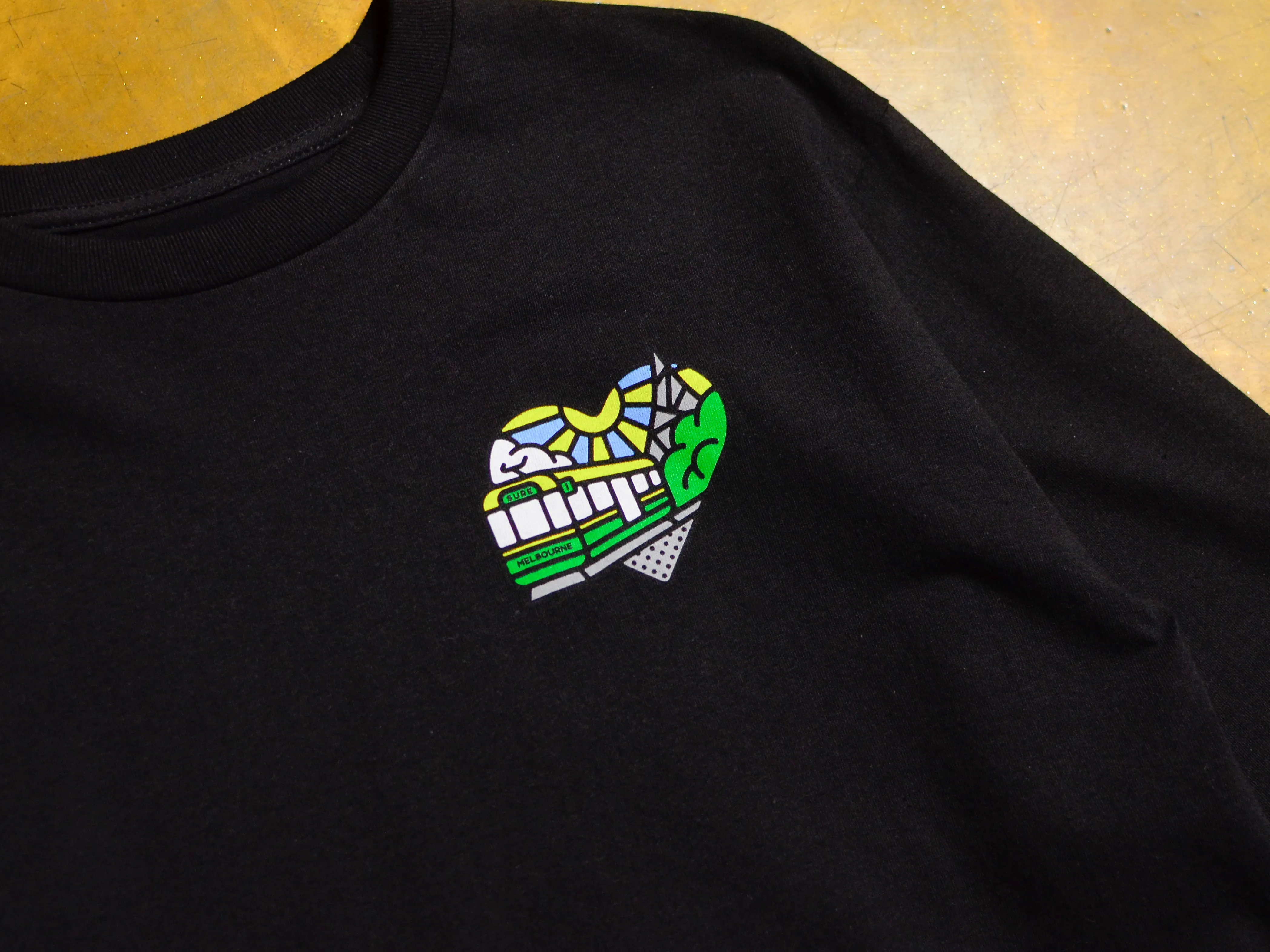 Heartbeat Long Sleeve T-Shirt - Black