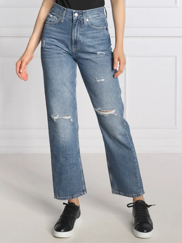 High Rise Straight Ankle