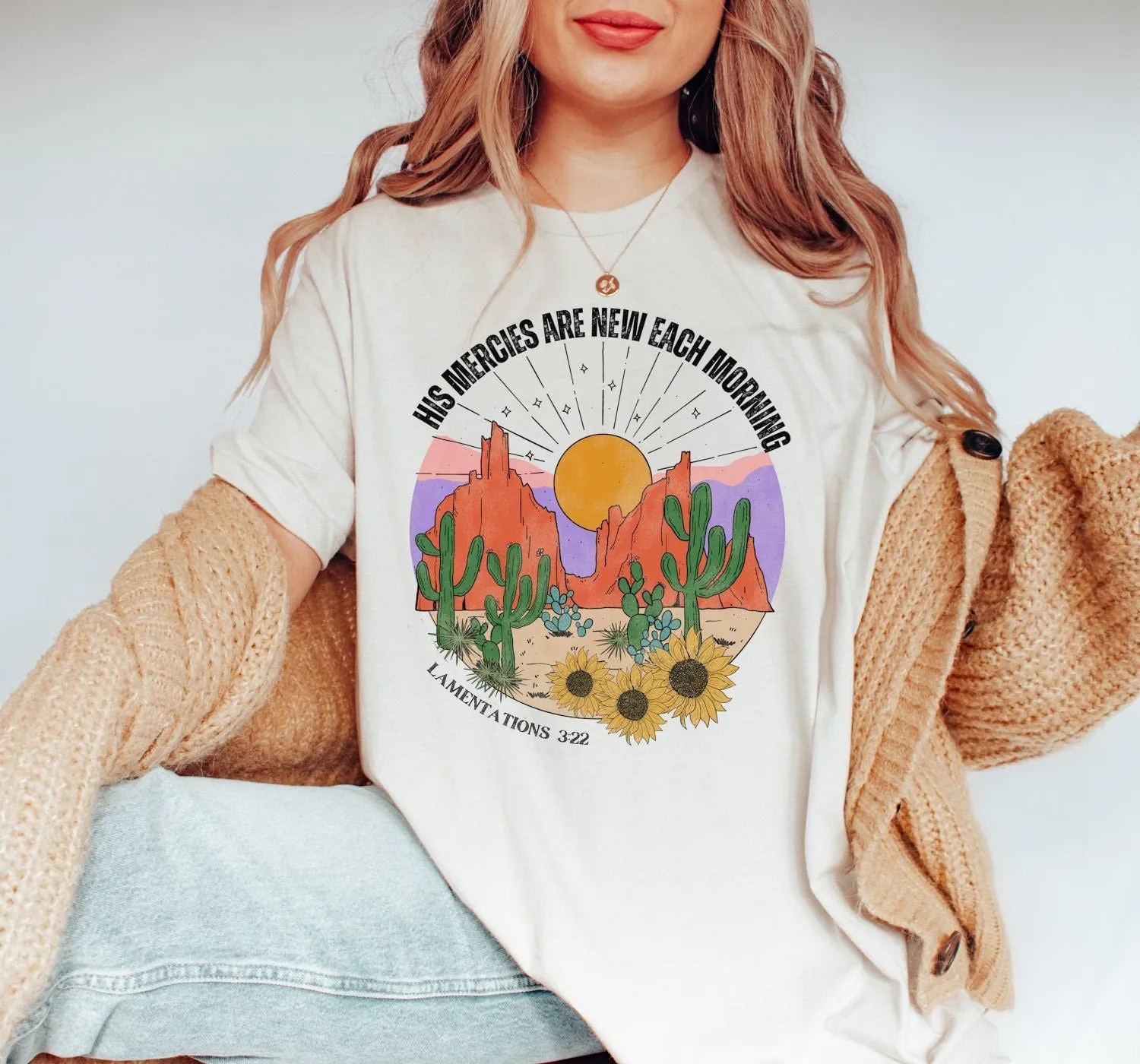 His Mercies Are New Each Morning Christian T-shirt