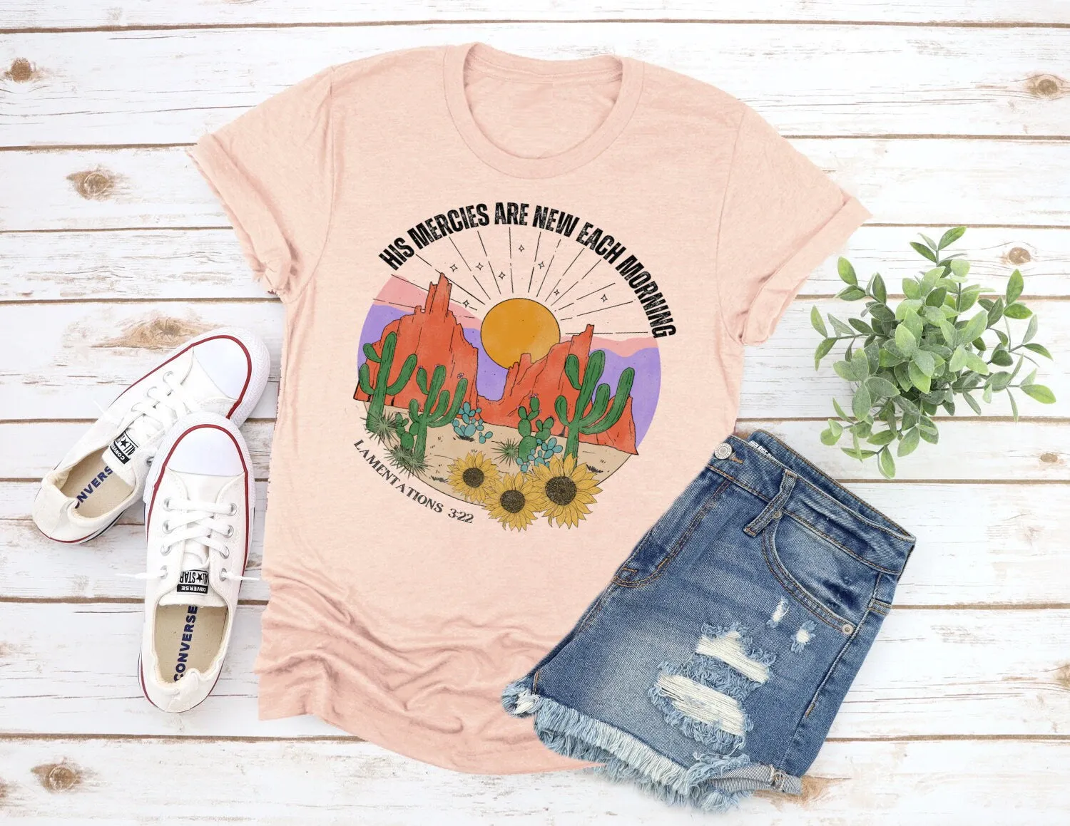 His Mercies Are New Each Morning Christian T-shirt