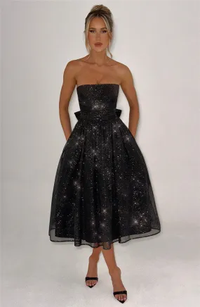 Holly Woman Off-shoulder Backless Bow Sexy Maxi Dress