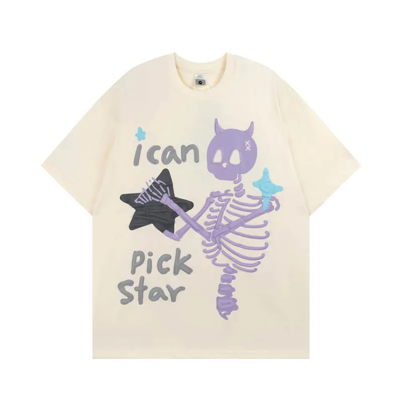 I Can Pick Star Skull T-Shirt