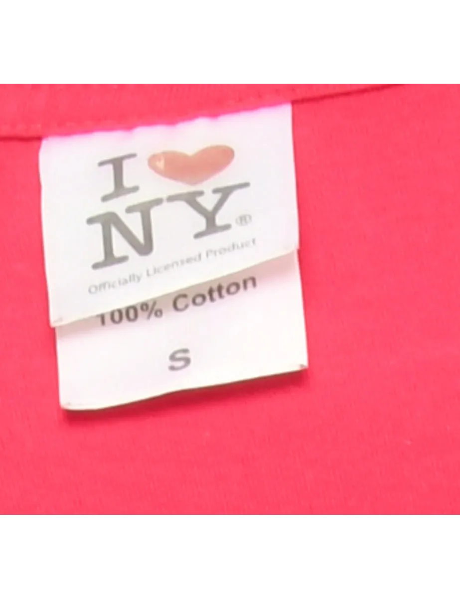 I Love Newyork Printed T-shirt - M