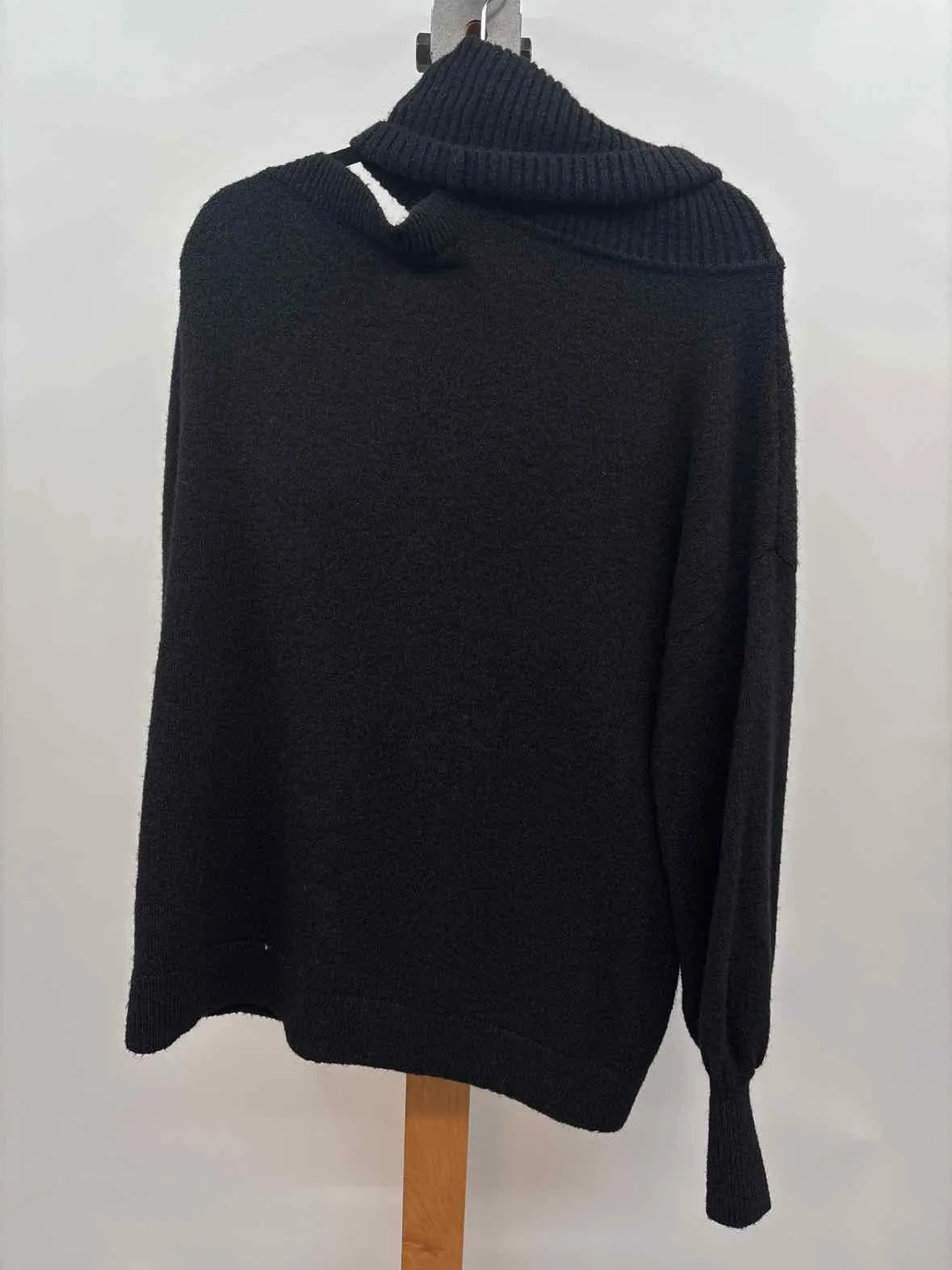 Inc Women's Size XL Black Shimmer Sweater