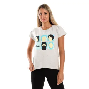 Insana Women SS T-shirt - Light Grey