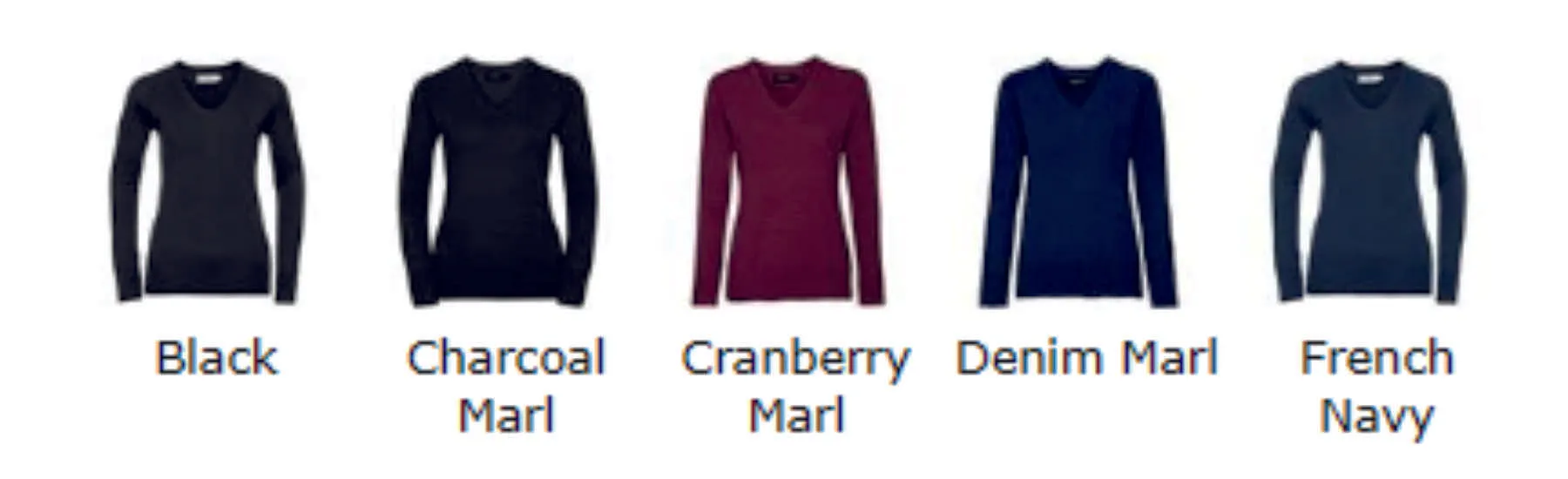 J710F Women's v-neck knitted sweater