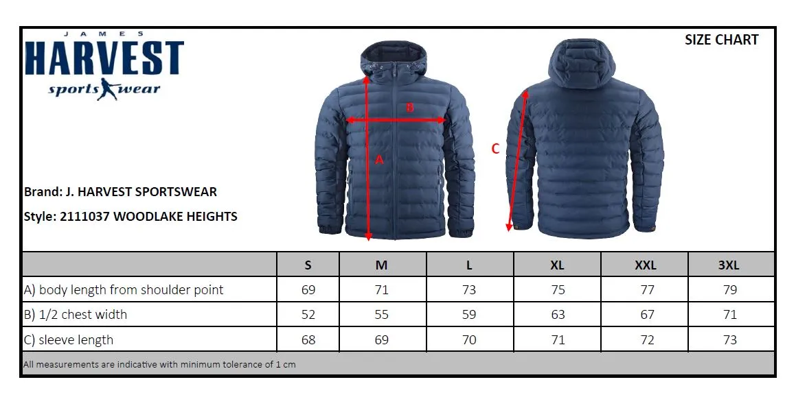 James Harvest Woodlake Men's Padded Coat | Waterproof | Sustainable | 3 Colours | S-3XL