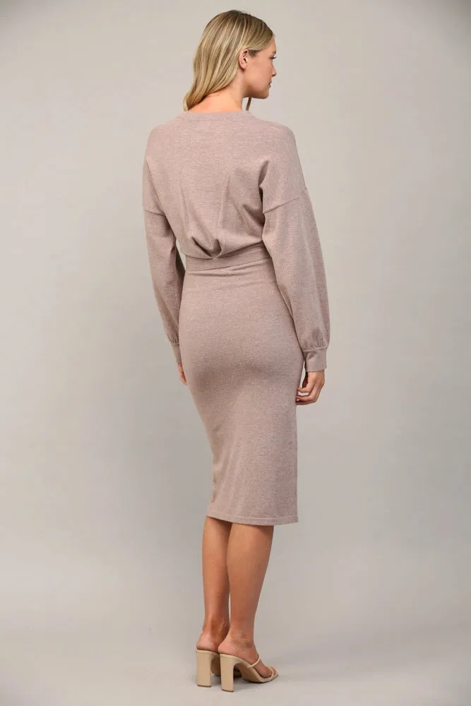Knit Midi Dress