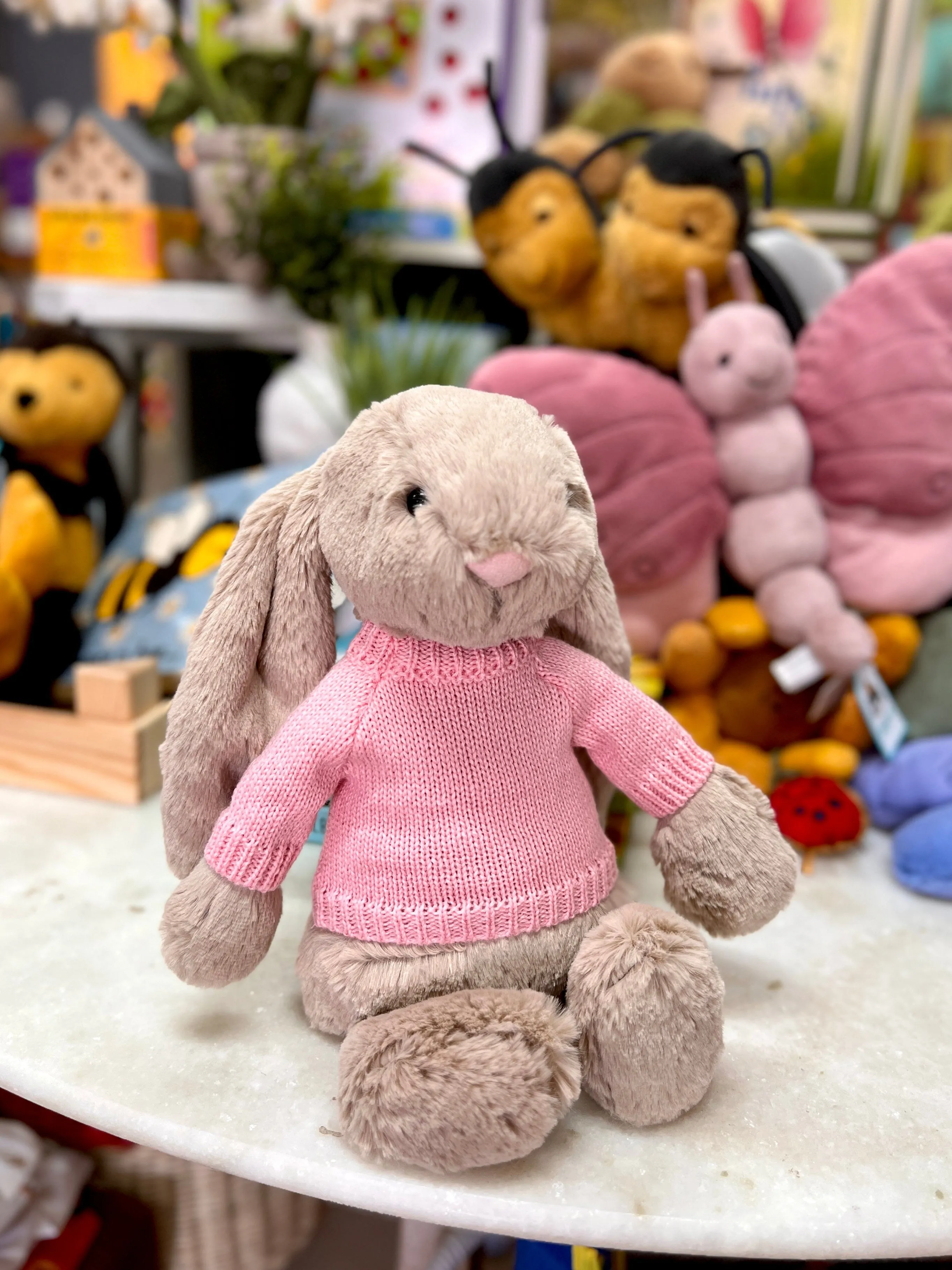 Knitted Jumper Pink - Fits Medium Bashful Jellycat (JUMPER ONLY)
