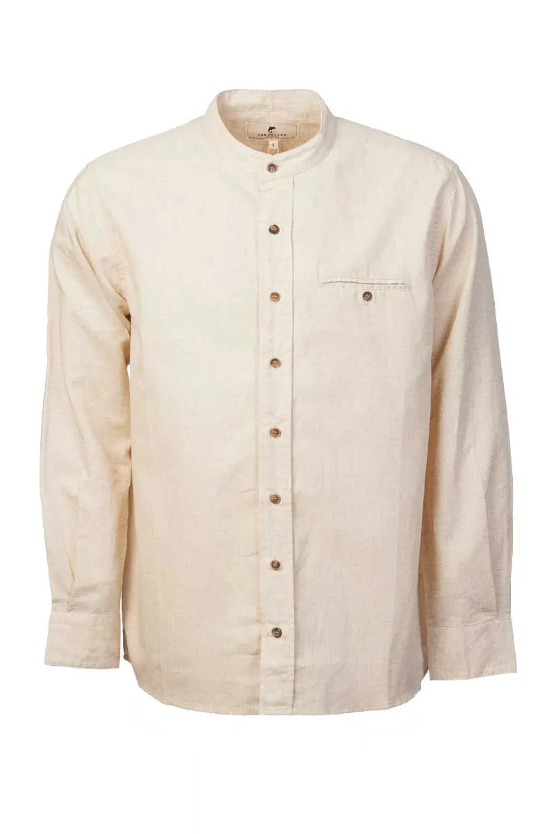 Lee Valley Linen Grandfather Shirt
