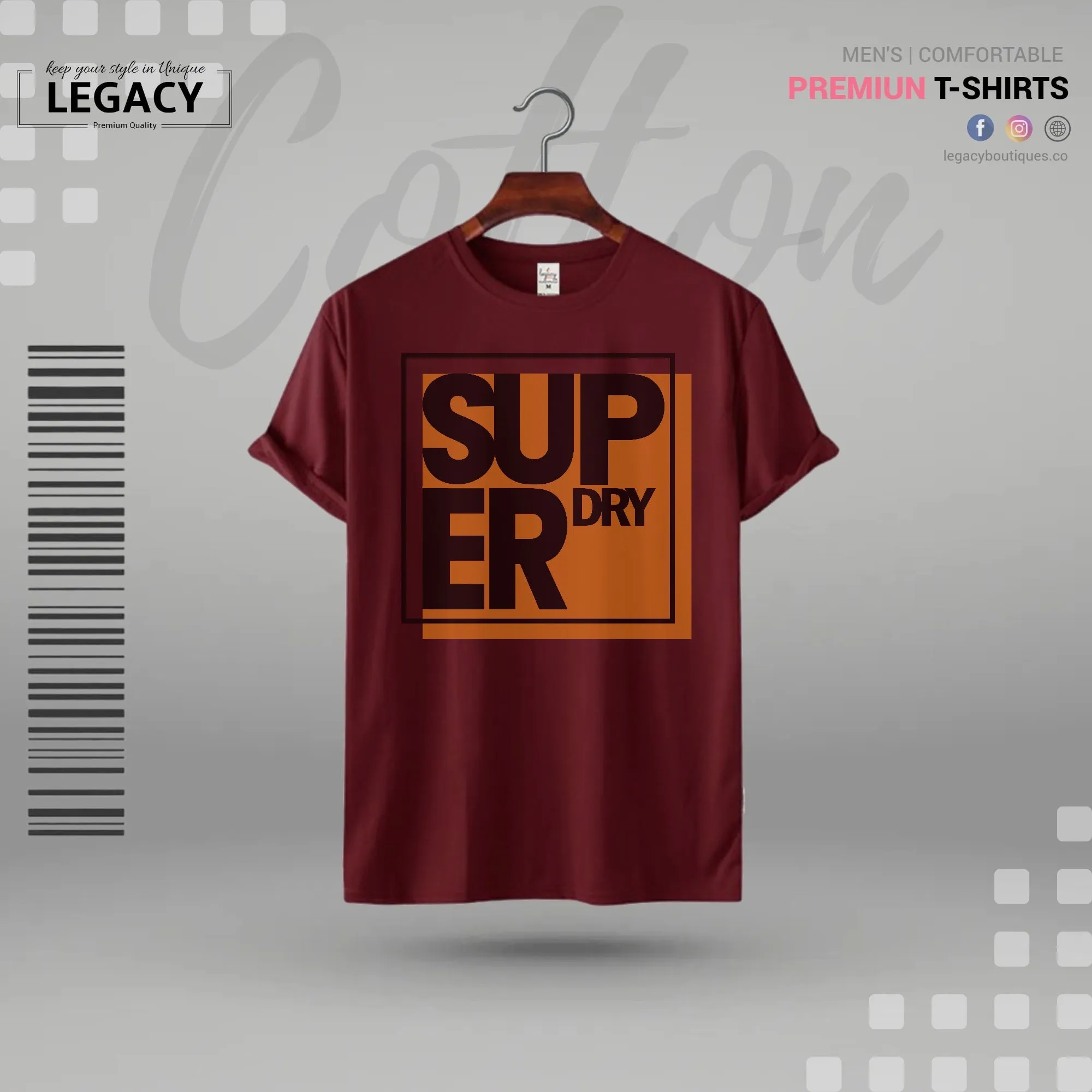 Legacy Men Premium Super Designer Edition T Shirt