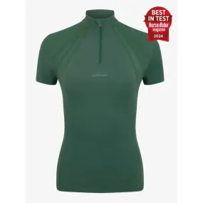 LeMieux Mia Mesh Short Sleeve Base Layer Hunter Green