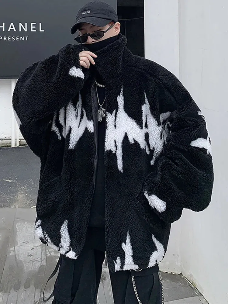 Luxury Men's Winter Faux Fur Jacket