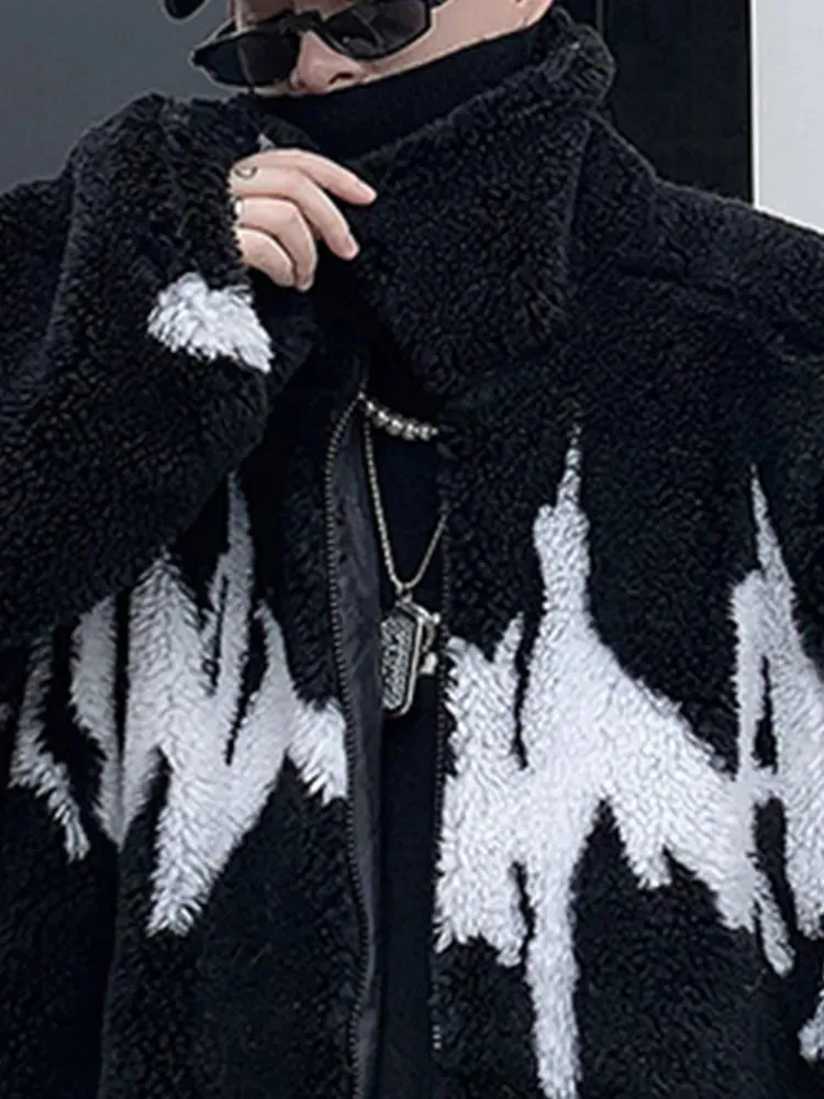Luxury Men's Winter Faux Fur Jacket