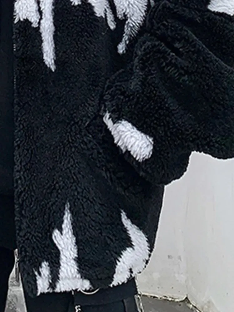 Luxury Men's Winter Faux Fur Jacket