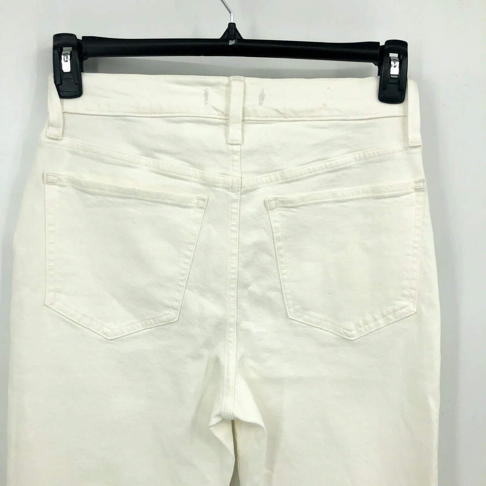 MADEWELL Womens Perfect Vintage Jeans 26 US 2 Tile White High Rise Stretch NWT