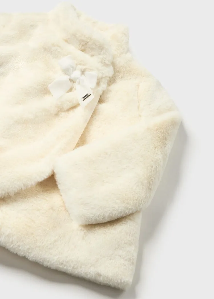 Mayoral Faux Fur Coat for Baby Girl