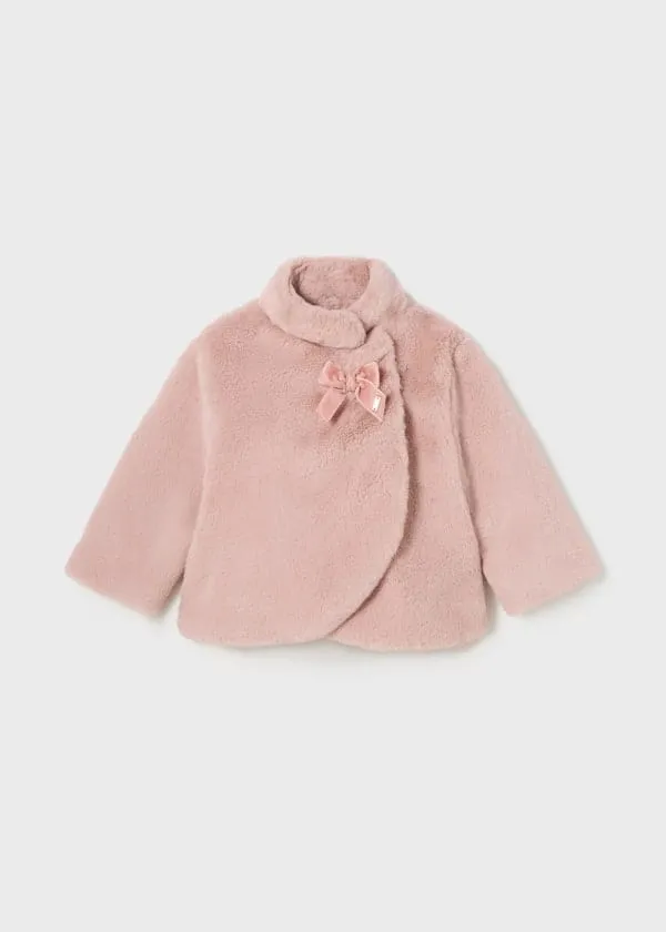 Mayoral Faux Fur Coat for Baby Girl