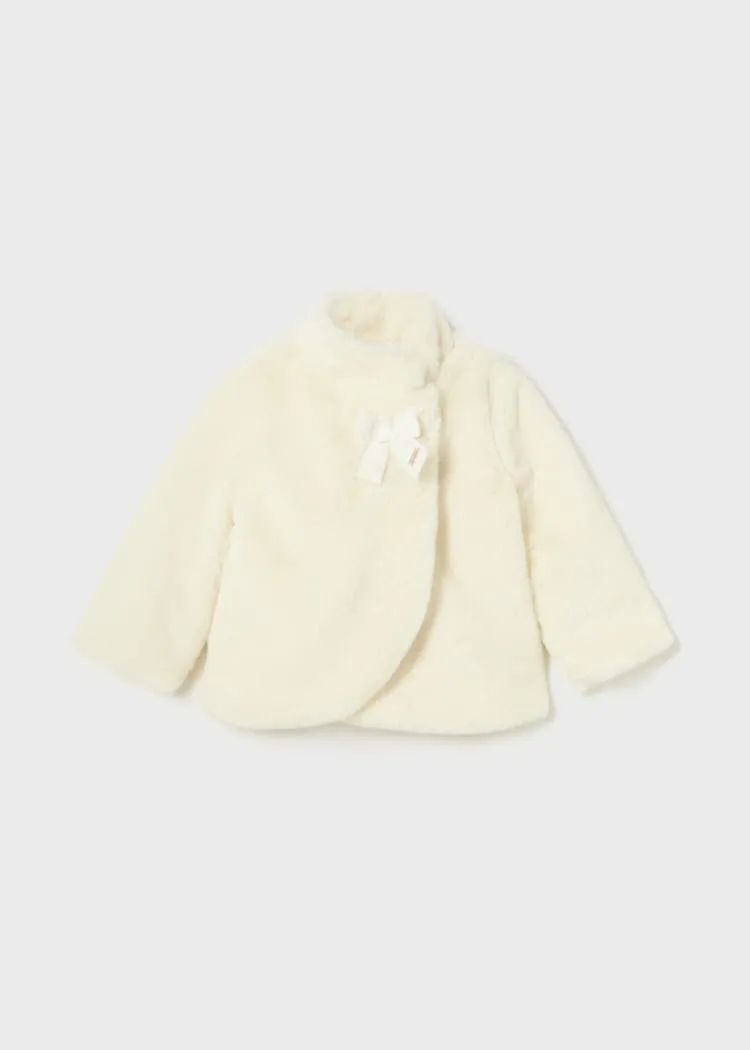 Mayoral Faux Fur Coat for Baby Girl