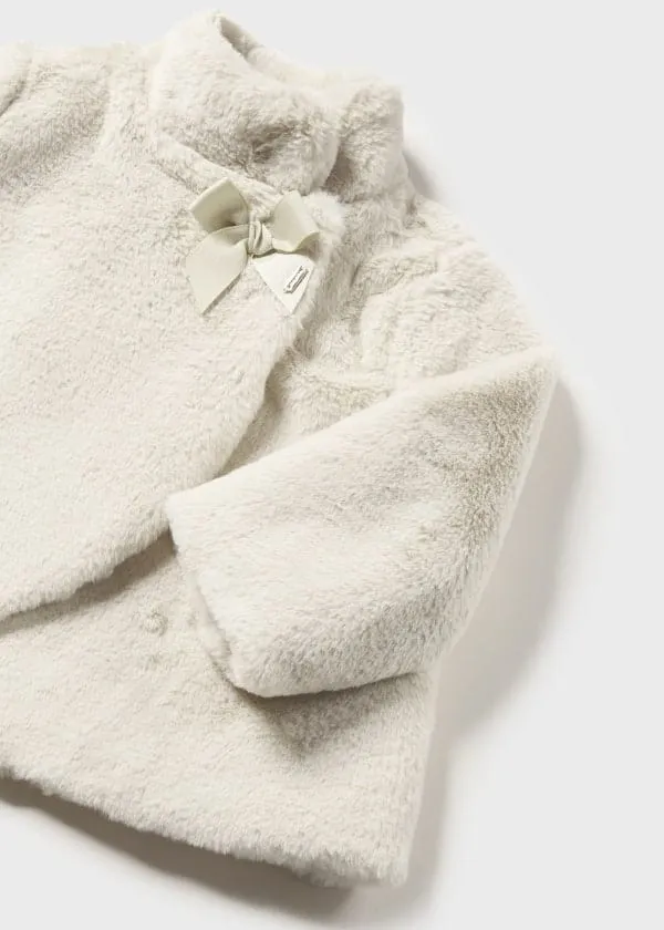 Mayoral Faux Fur Coat for Baby Girl