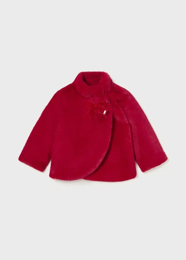 Mayoral Faux Fur Coat for Baby Girl