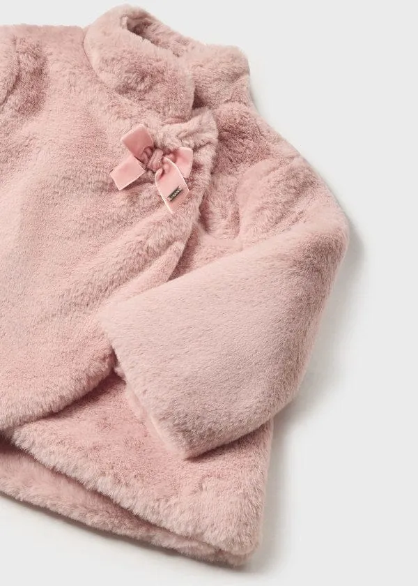 Mayoral Faux Fur Coat for Baby Girl