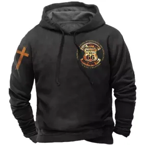 Men's Route 66 Motorcycle Hoodie