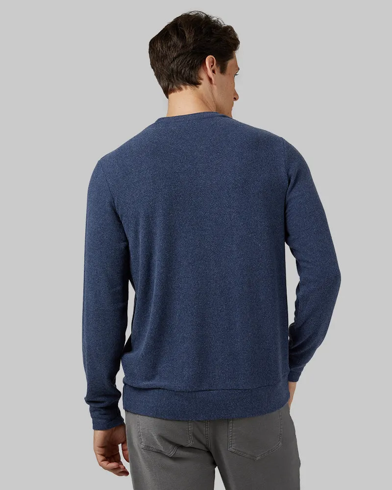 MEN'S SWEATER KNIT CREW TOP