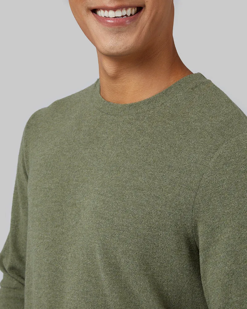 MEN'S SWEATER KNIT CREW TOP