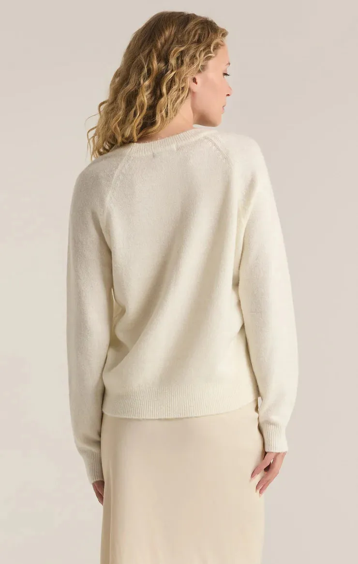 Merry Metallic Sweater - Champagne