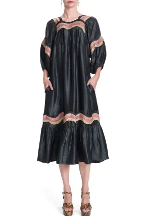 MIRIAM DRESS- Metallic