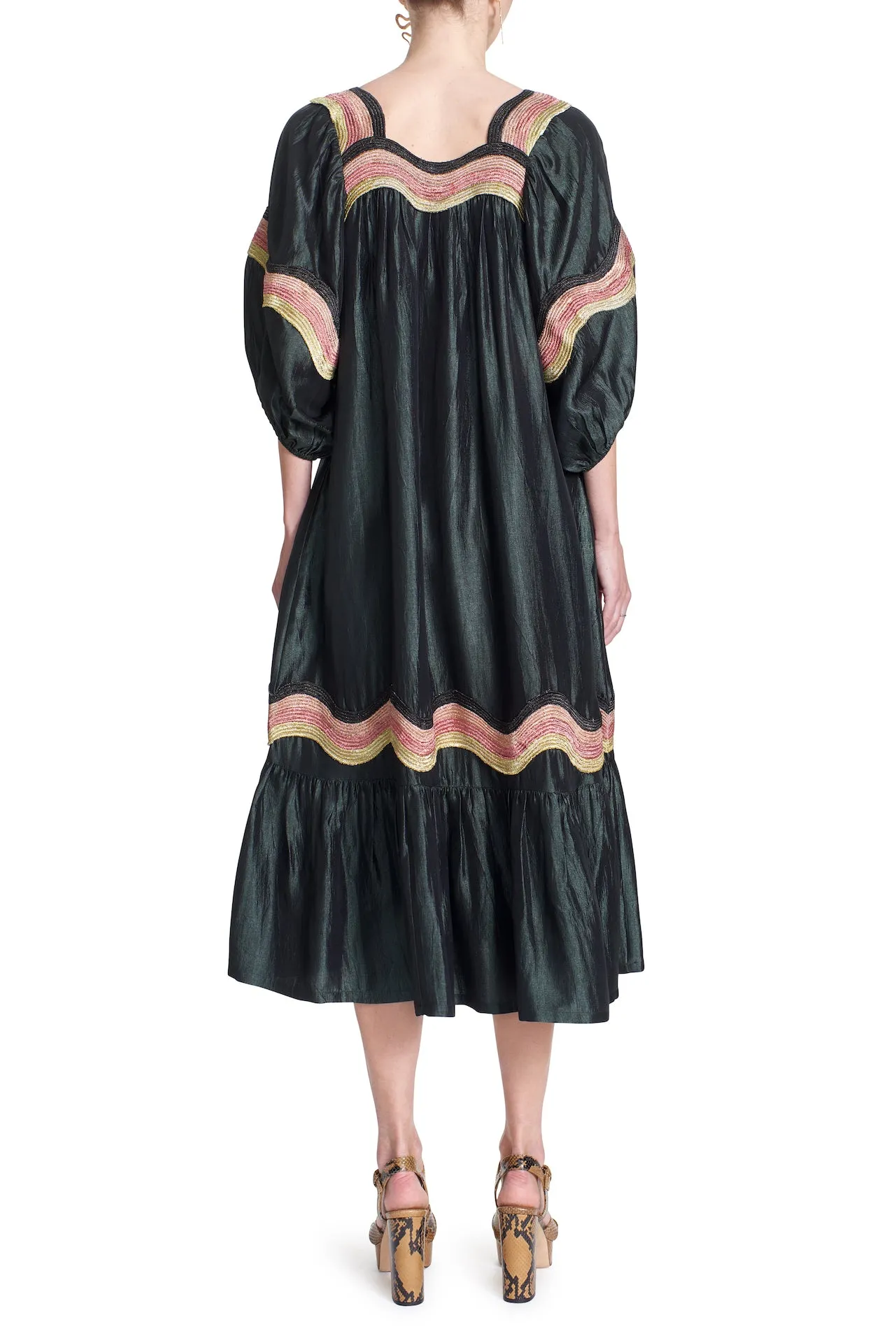 MIRIAM DRESS- Metallic