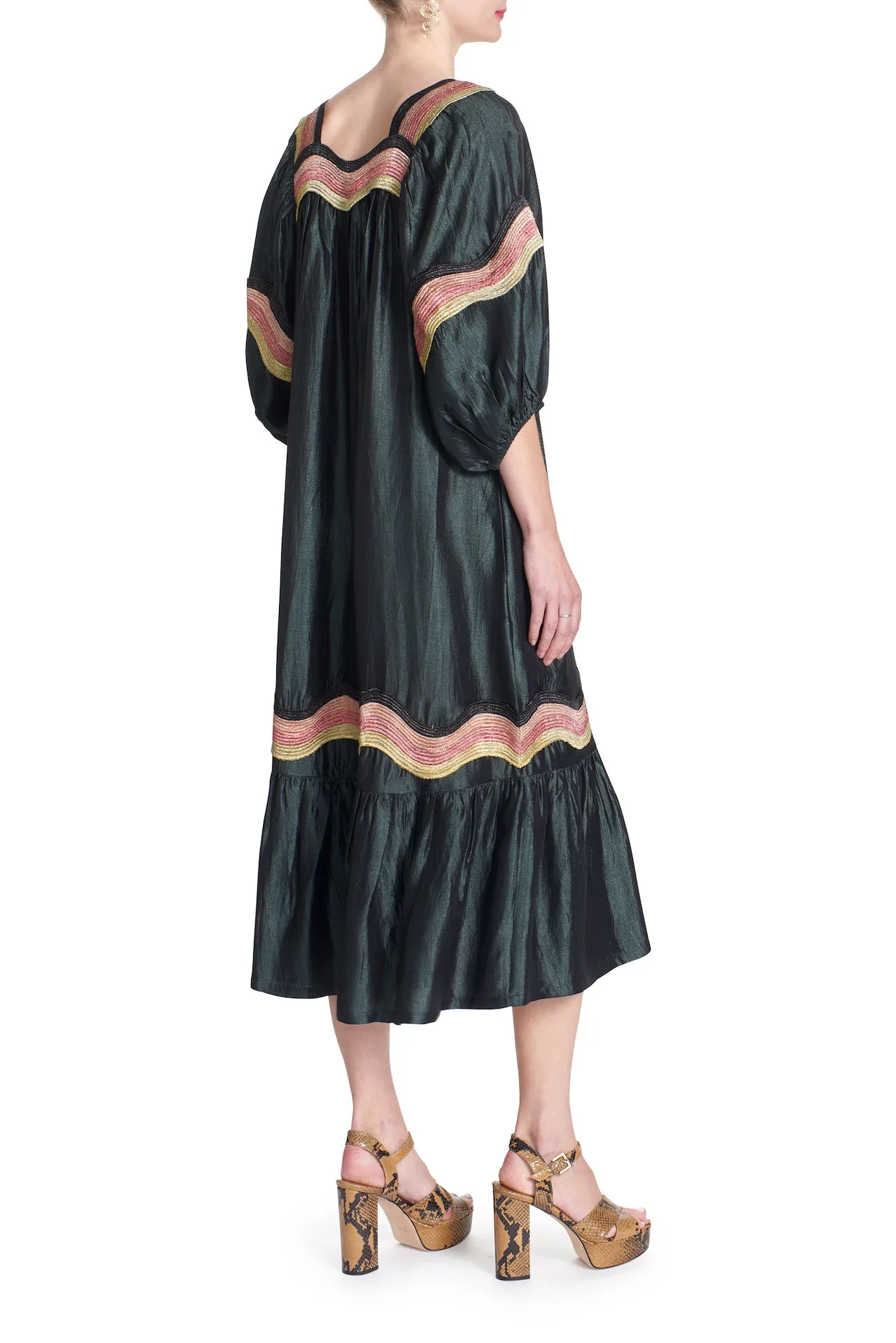 MIRIAM DRESS- Metallic