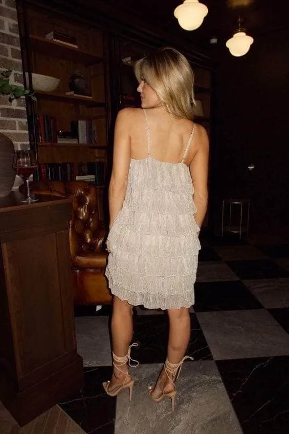 More Glitter Ruffled Dress
