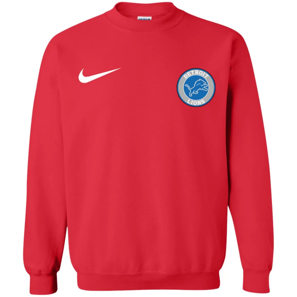 Nike Destroit Lions Nfl Football Unisex Crewneck Pullover Sweatshirt