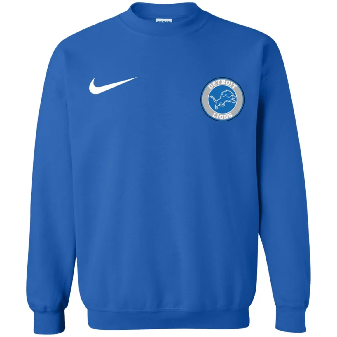 Nike Destroit Lions Nfl Football Unisex Crewneck Pullover Sweatshirt
