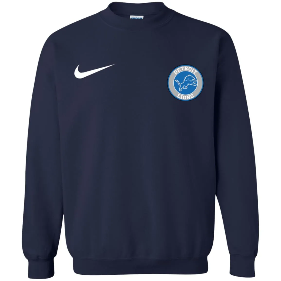 Nike Destroit Lions Nfl Football Unisex Crewneck Pullover Sweatshirt